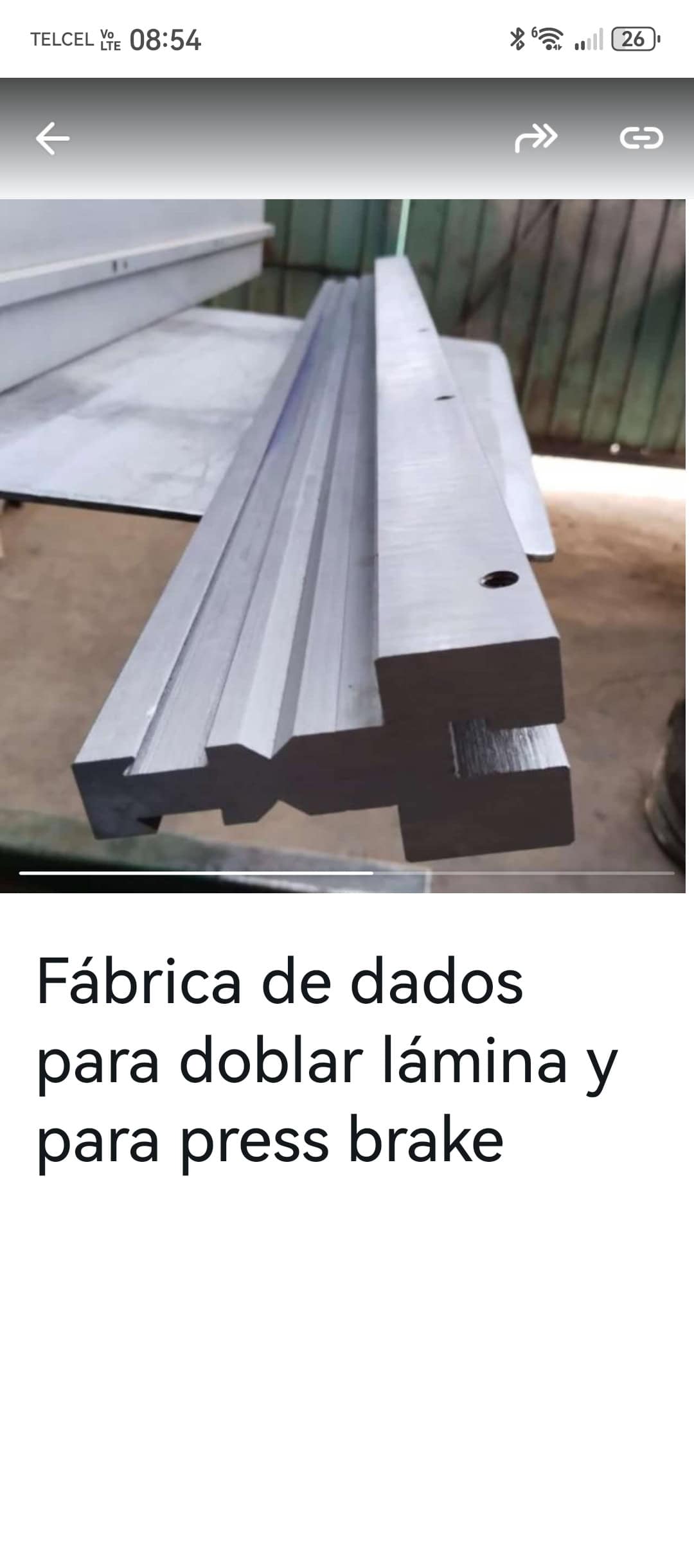 Dados para Doblar Lamina